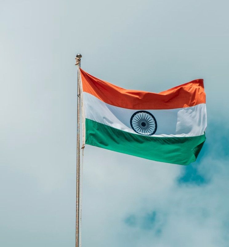 Aariv Indian Flag Rectangle Outdoor Flag Flag  (Polyester)