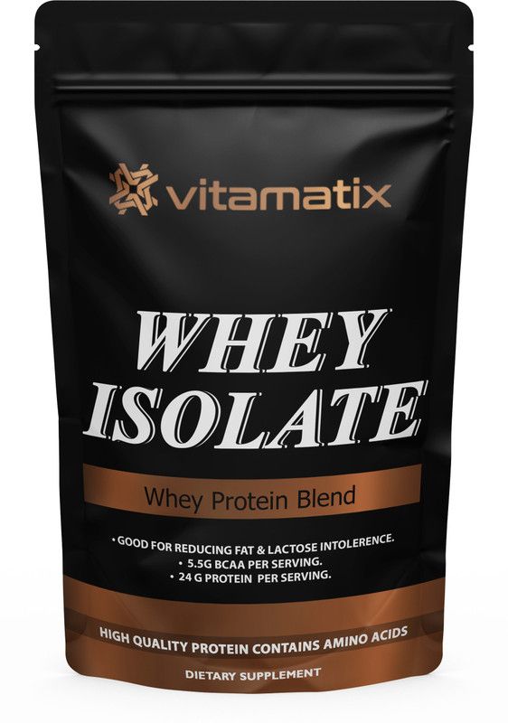 Vitamatix 100% Whey Protein Isolate Supplement Powder Premium (OL265) Whey Protein  (5000 g, Belgian Chocolate)