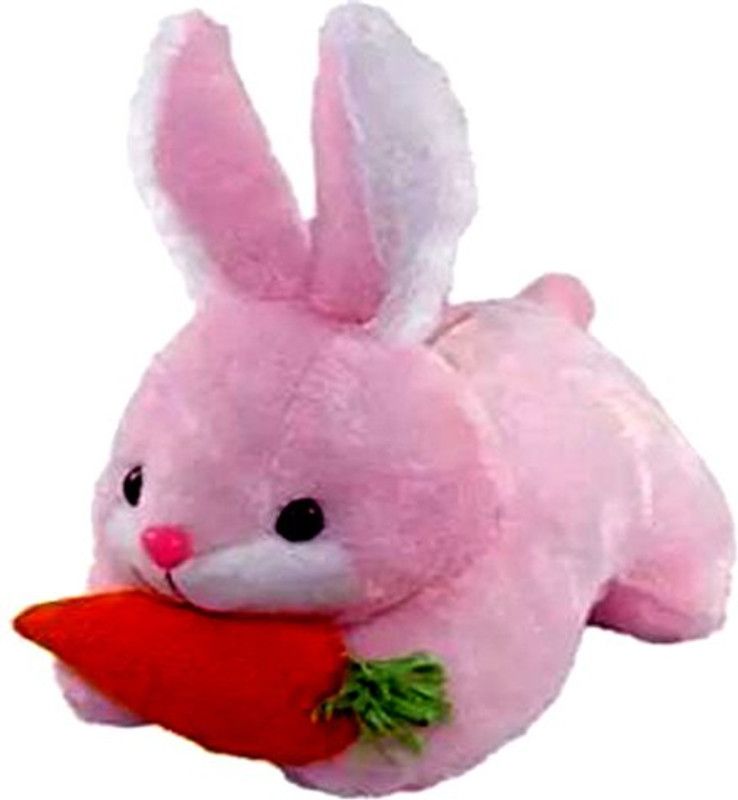 SANRAKSSHAN SHRabbit Soft toy for kids Playing Teddy Bearpk4 - 12 cm  (Pink)