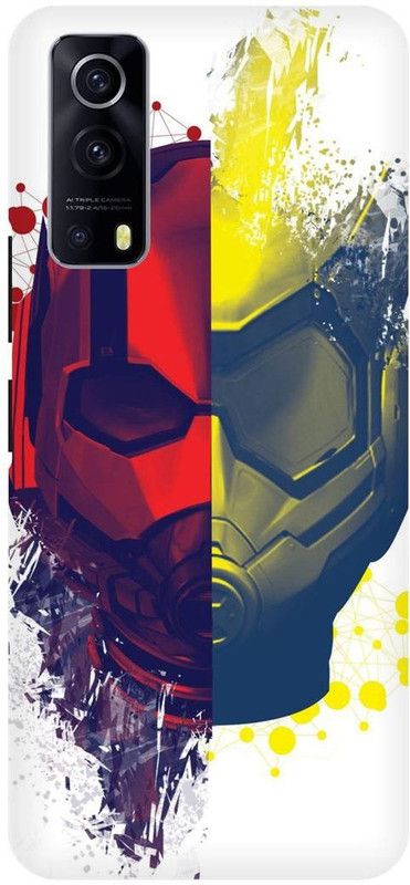 THE NARAYANA COLLECTIONS Back Cover for IQOO Z3- V2073A-ANT,MAN,MASK,IRON,MAN  (Multicolor, Hard Case, Pack of: 1)