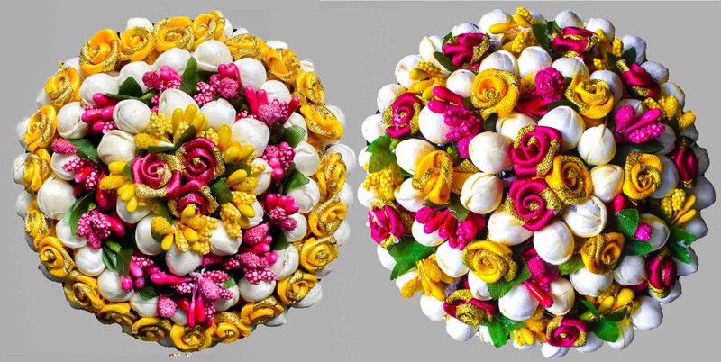 Arosha Gorgeous and Stunning Hairstyles Pack Of 2 Hair Accessory Set(Multicolor) Bun  (Multicolor)
