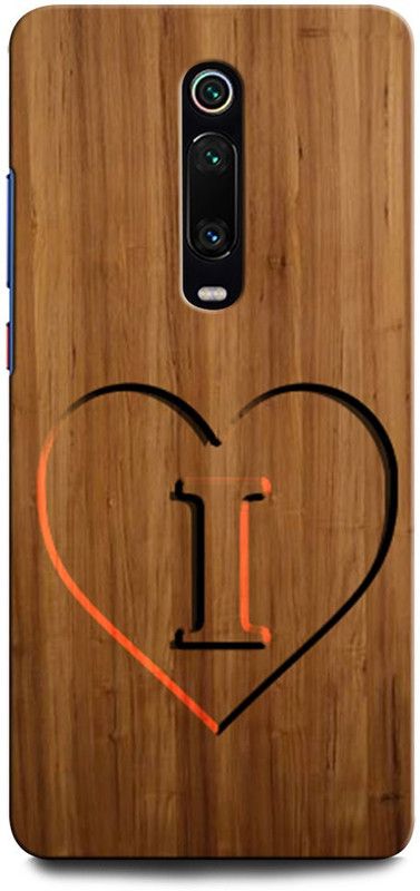 ORBIQE Back Cover for Redmi K20 I, I LETTER, I DESIGN, I ALPHABET, I NAME  (Multicolor, Hard Case, Pack of: 1)