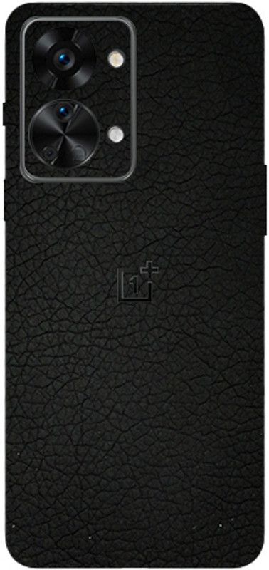 BugguSkin Oneplus Nord 2T (5g) Mobile Skin  (Ultra Super Black Leather With High Matte Finish.)