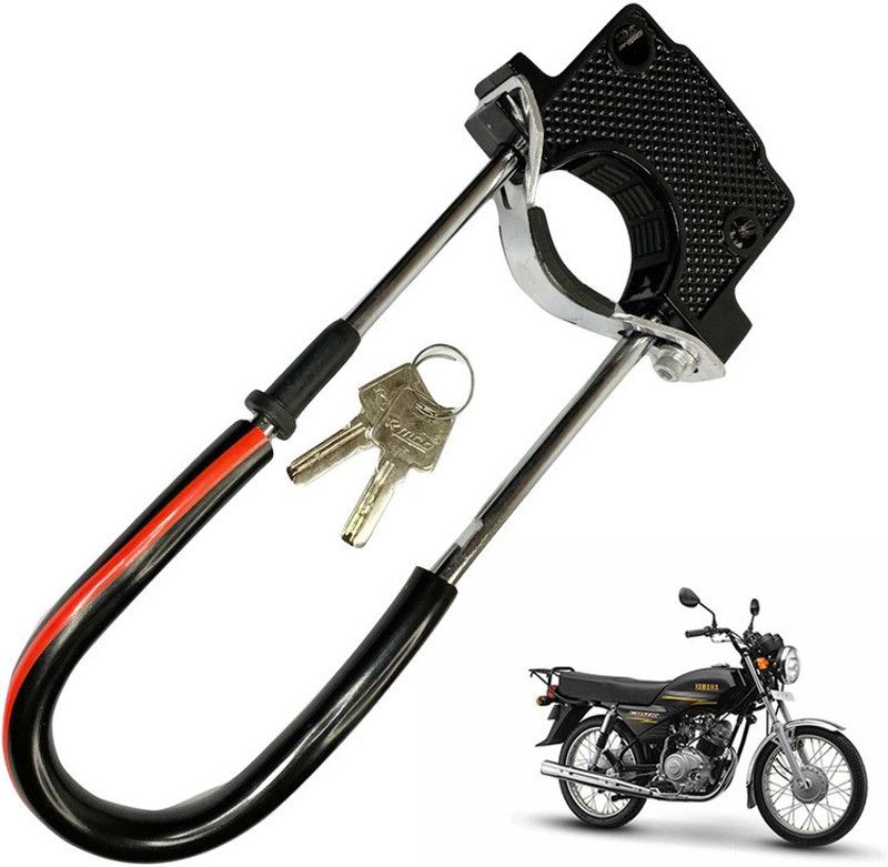 Dhe Best Bike Front Shocker Lock Wheel Lock For Yamaha Crux Bike Front Shocker Lock Wheel Lock For Yamaha Crux Wheel Lock  (Black)