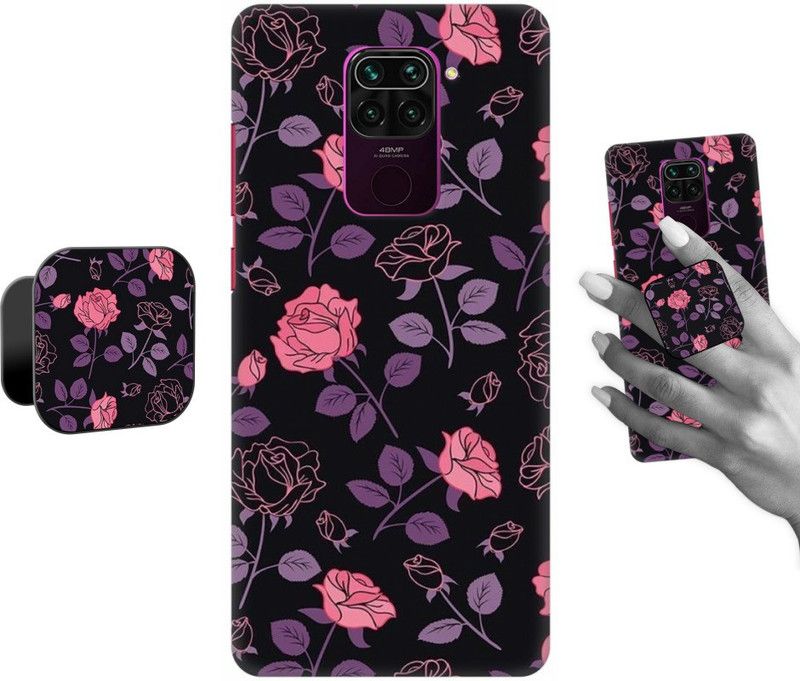 COBIERTAS Back Cover for Redmi Note 9  (Multicolor, Cases with Holder, Pack of: 1)