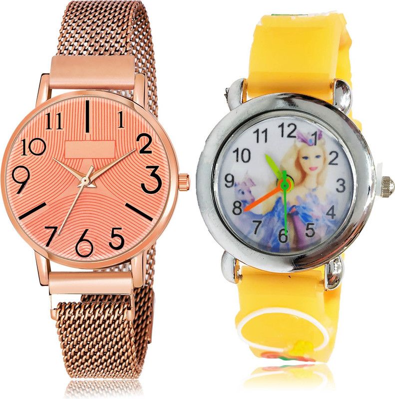 Analog Watch - For Girls Contemporary Luxury 2 Watch Combo For Women And Girls - GW58-GC49