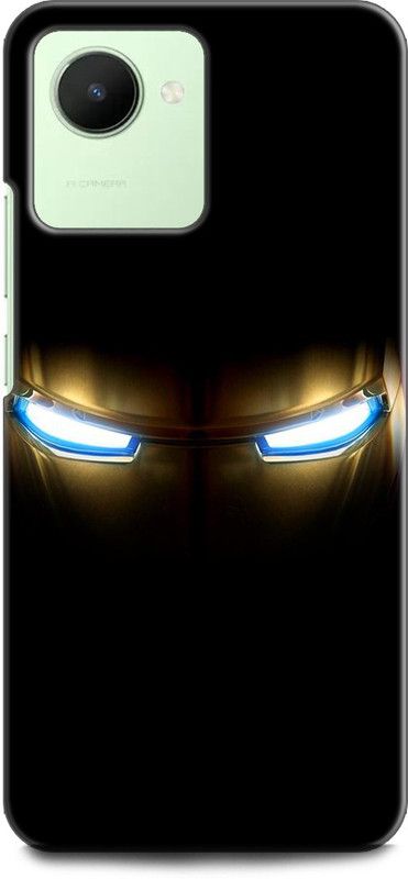 WallCraft Back Cover for Realme C30s, RMX3690 IRON MAN, IRON MAN MASK, MARVEL, SUPERHERO, COMIC  (Multicolor, Dual Protection, Pack of: 1)