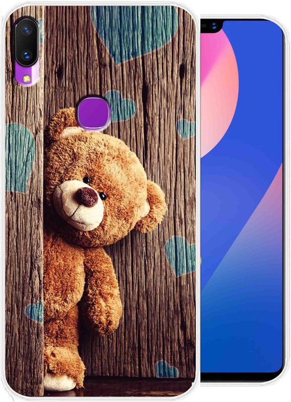 SuperQueen Back Cover for Vivo V9 Pro  (Brown, Flexible, Silicon, Pack of: 1)