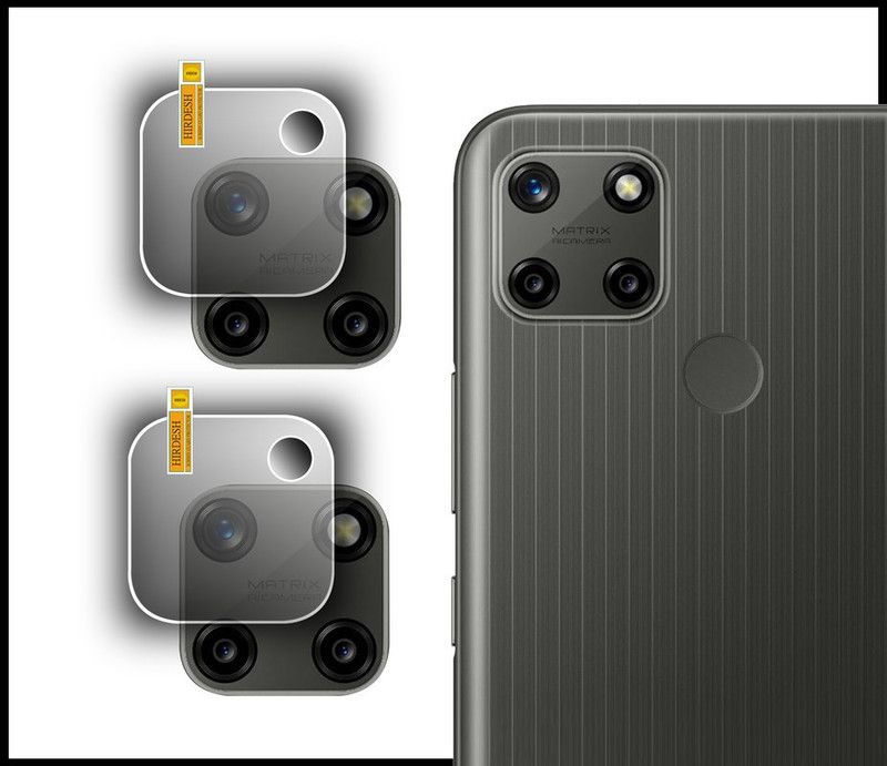 Hideous Back Camera Lens Glass Protector for Realme C25Y  (Pack of: 2)