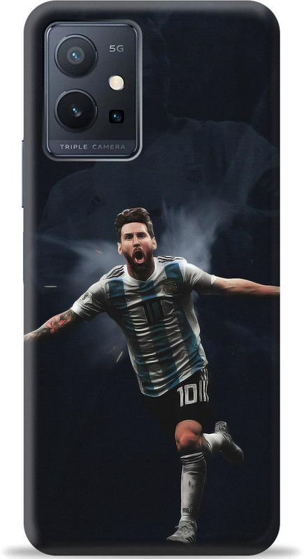 Crafter Back Cover for Vivo Y75 5G  (Black, Shock Proof, Pack of: 1)