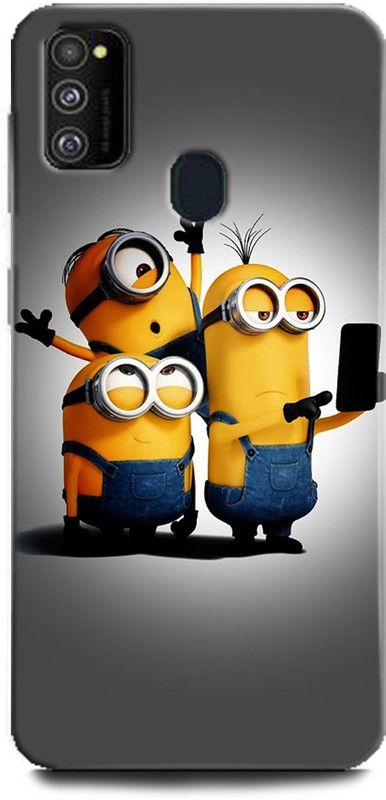 WallCraft Back Cover for Samsung Galaxy M30s MINIONS, FUNNY MINIONS, COMIC, MOVIE, CARTOON  (Multicolor, Dual Protection, Pack of: 1)
