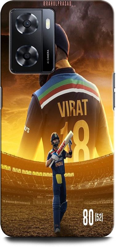 GRAFIQE Back Cover for OPPO A57 New KOHLI, VIRAT KOHLI, CRICKET, INDIAN CRICKET  (Multicolor, Shock Proof, Pack of: 1)
