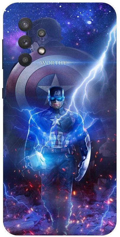 THE NARAYANA COLLECTIONS Back Cover for SAMSUNG GALAXY A32-THOR,CAPTAIN,AMERICA,AVENGERS  (Multicolor, Hard Case, Pack of: 1)