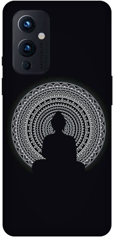 FRONK Back Cover for OnePlus 9 5G, LE2111, GAUTAM, BUDDHA, LORD, NAMO, BUDDHAYE  (Black, Hard Case, Pack of: 1)