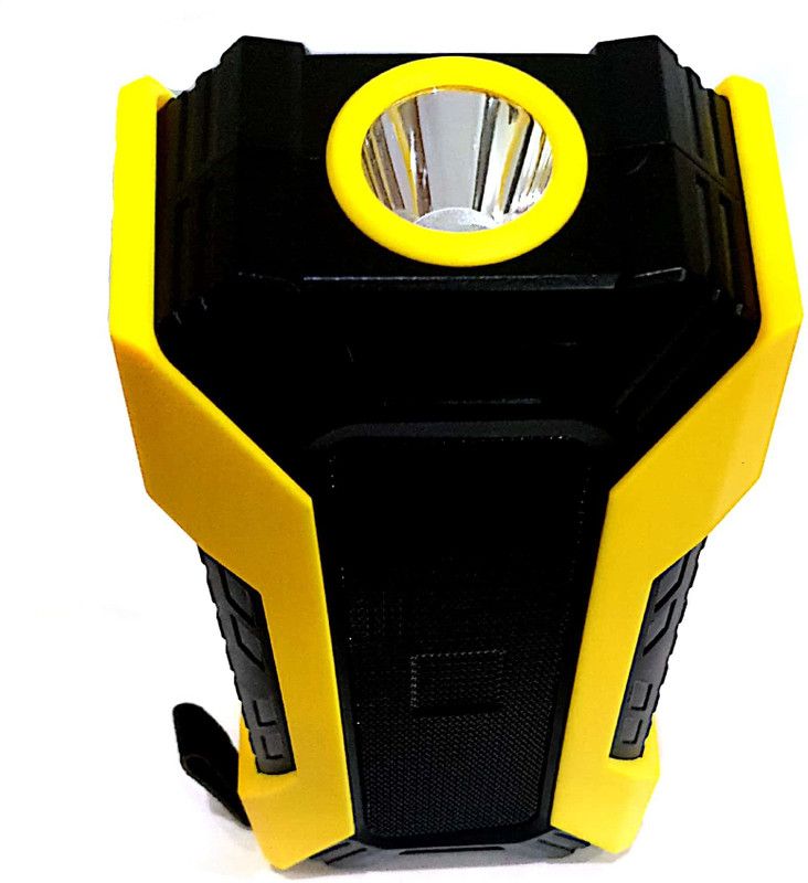 Clubics AO 102 Speaker - Bluetooth Speaker with FM and Torch Light 5 W Bluetooth Speaker  (Yellow, Stereo Channel)