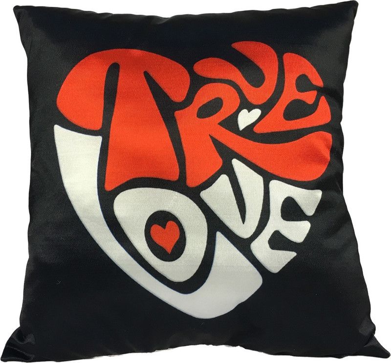 ULTRA Polyester Fibre True Love Printed Bed/Sleeping Pillow Pack of 1  (Multicolor)