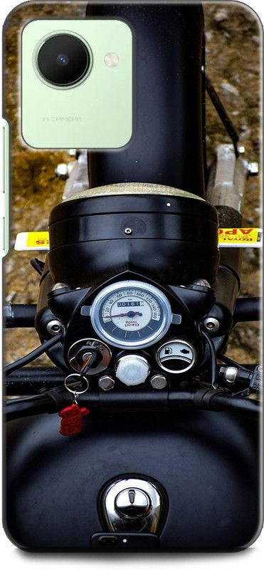 WallCraft Back Cover for Realme C30s, RMX3690 BIKE, ROYAL ENFIELD, CLASSIC, BIKE  (Multicolor, Dual Protection, Pack of: 1)