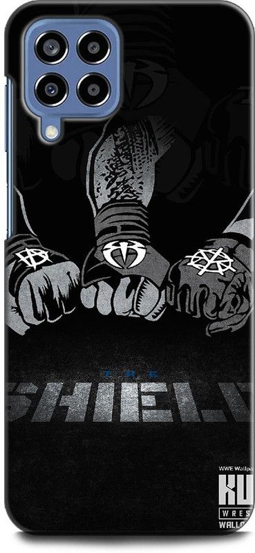WallCraft Back Cover for SAMSUNG Galaxy M33 5G  (Black, Grey, Pack of: 1)