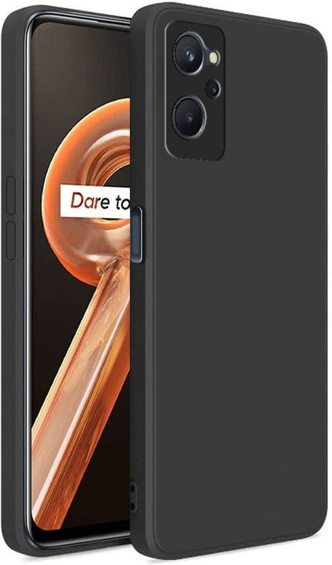 NSTAR Back Cover for Realme 9i 5G  (Black, Shock Proof, Pack of: 1)