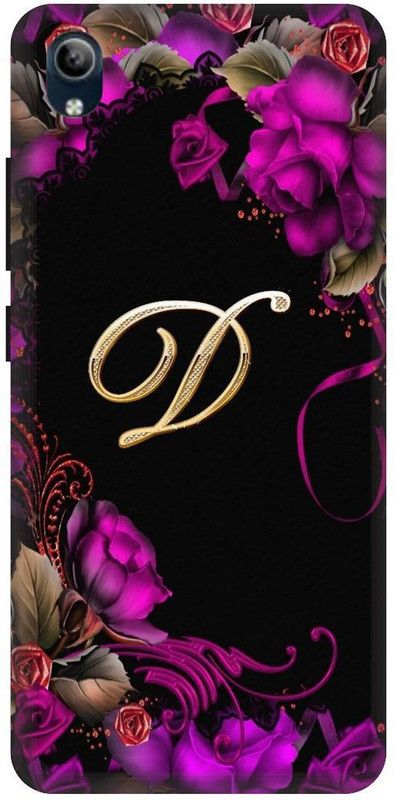 PHONE WALEY.COM Back Cover for VIVO Y91i , VIVO 1820 ,D letter,D name D word , Printed Back Cover  (Multicolor, Hard Case, Pack of: 1)