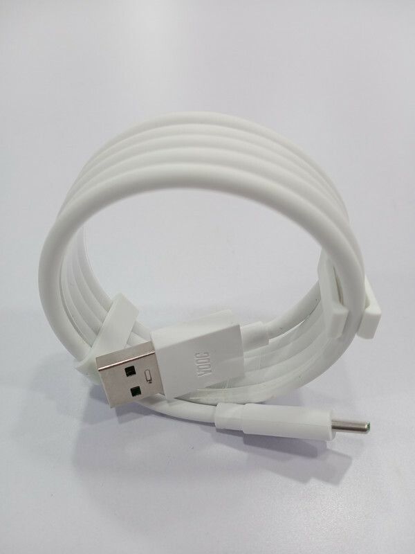AYUVEDA USB Type C Cable 6.5 A 1.00043999999999 m Copper Braiding 50W/5A FAST CHARGING CABLE TYPE C FOR REALME 6i / 6 PRO / 7i / 8 / 8S / 8i  (Compatible with 44w charger type c vivo, White, One Cable)