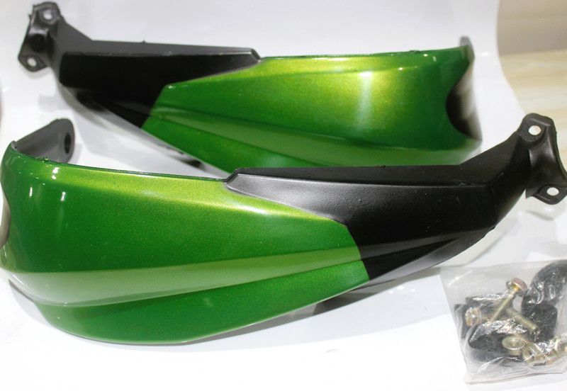 GRIP LIGHT Hand Guard Green Handlebar Hand Guard  (BMW Motorrad, Bajaj, Harley Davidson, Hero, Honda, KTM, Kawasaki, Royal Enfield, Suzuki, TVS, Yamaha)