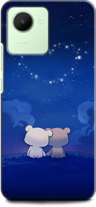 WallCraft Back Cover for Realme C30, RMX3581 LOVE, KITTY, COUPLE, EMOJII, CUTE CAT, TENOR, CARTONE  (Multicolor, Dual Protection, Pack of: 1)