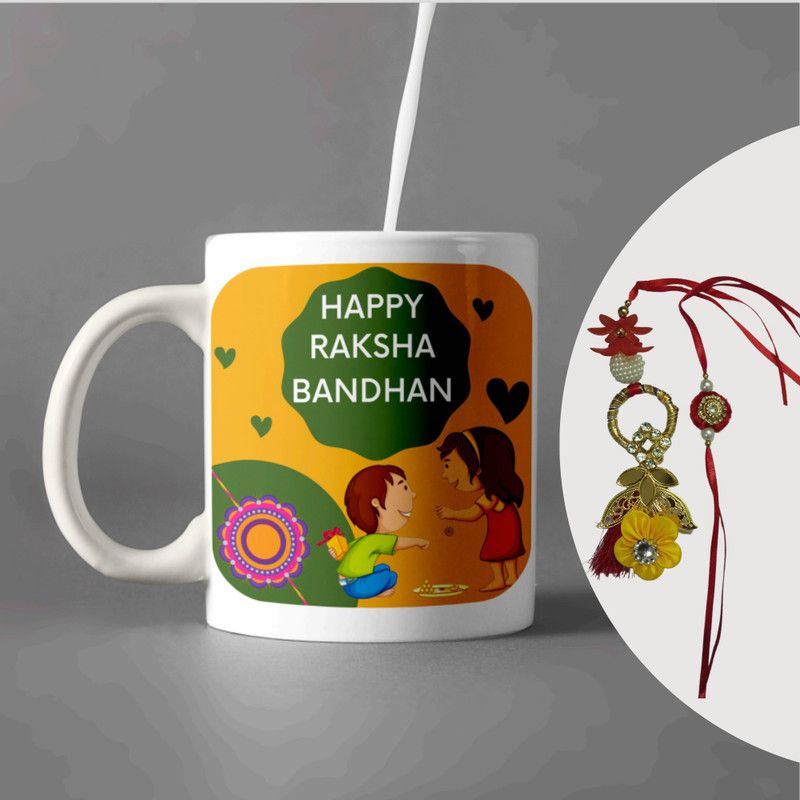 Mug, Rakhi Set  (1)