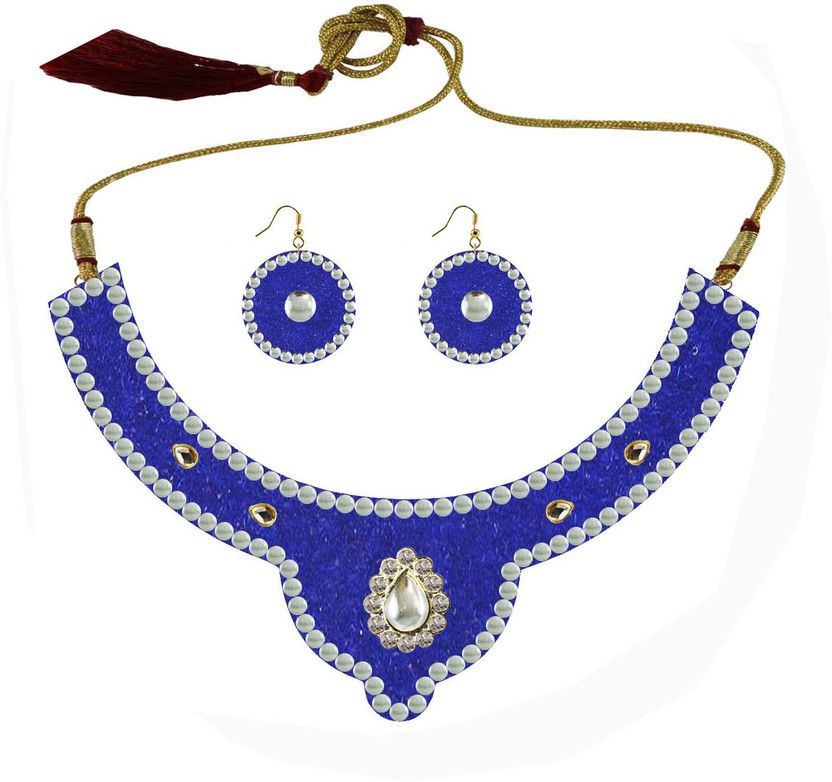Crystal Rhodium Plated Brass Necklace