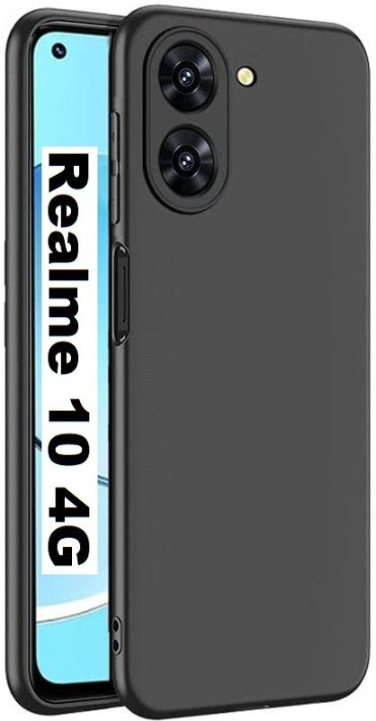 VALKAR Back Cover for realme 10, realme 10 4G, Realme 10  (Black, Grip Case, Pack of: 1)