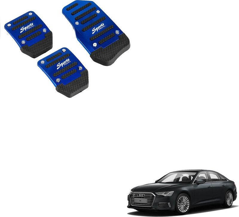 SEMAPHORE Car Non-Slip Manual Pedals Kit Sports Blue For Audi A6 Car Pedal