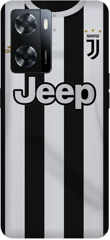 Dimora Back Cover for OPPO A57, JEEP JERSEY DRESS JUVENTUS TEAM  (White, Hard Case, Pack of: 1)