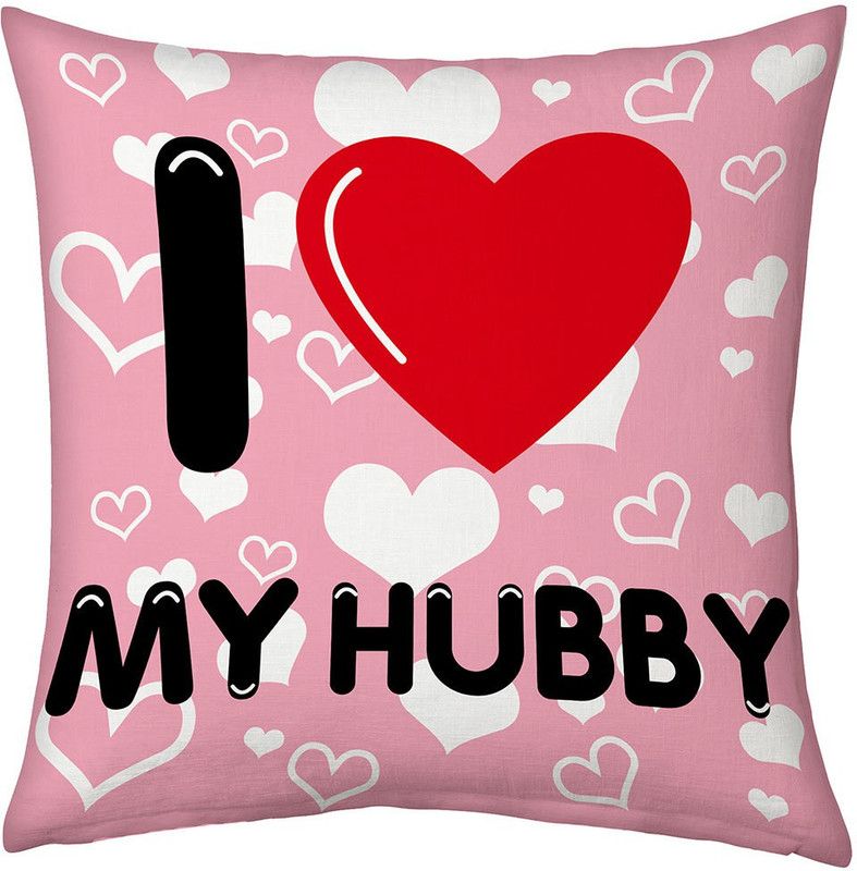 Indian Gift Emporium Microfibre Printed Decorative Cushion Pack of 1  (Pink)