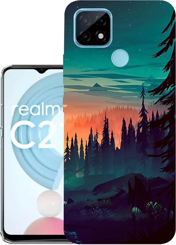 HANIRY Back Cover for Realme C21 back cover | Realme RMX3201 back cover | RMX3201 | Print_15  (Multicolor, Flexible, Silicon, Pack of: 1)