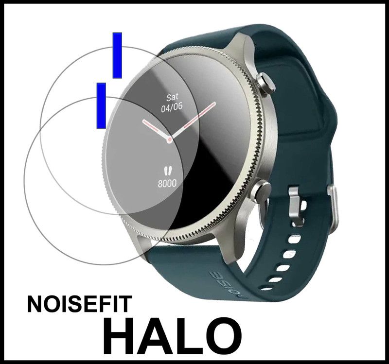TWUAOP Screen Guard for NOISEFIT HALO  (Pack of 2)
