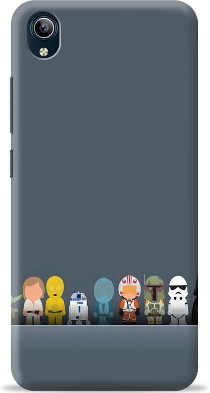 Loffar Back Cover for Vivo Y90  (Blue, Shock Proof, Pack of: 1)