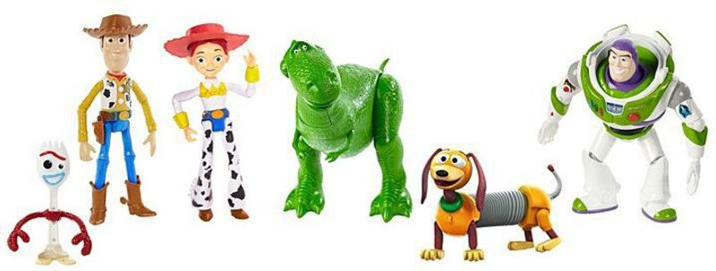 Toy Story Rv Friends 6-Pack 7"Figures  (Multicolor)