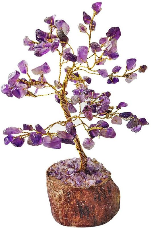 MGNESTRA Decorative Showpiece - 12 cm  (Crystal, Lavender)