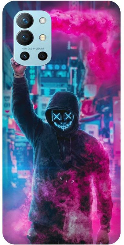 FRONK Back Cover for OnePlus 9R 5G, LE2101, MARSHMELLOW, MARSHMELLO, MUSIC, DJEDM, ARTJOKER  (Pink, Hard Case, Pack of: 1)