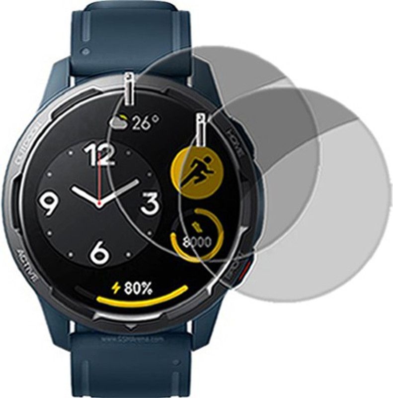 slwax Screen Guard for Xiaomi Watch Color 2 SMARTWATCH  (Pack of 2)