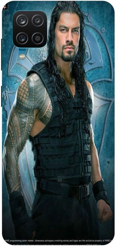 THE NARAYANA COLLECTIONS Back Cover for SAMSUNG GALAXY A12-ROMAN,RAIGNS,WWE,SPORTS,GAME  (Multicolor, Hard Case, Pack of: 1)