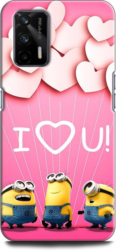 Wall Art Back Cover for Realme X7 Max (5G) LOVE, EMOJII, TENOR, CARTONE  (Multicolor, Dual Protection, Pack of: 1)