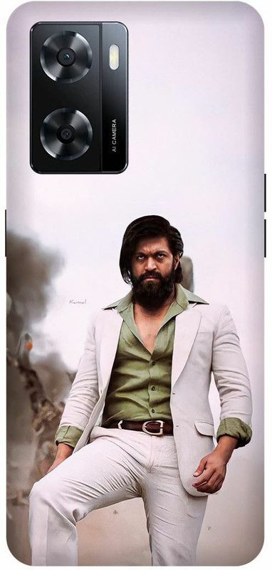 Dimora Back Cover for OPPO A57 ,YASH KGF ROCKING STAR ROCKY BHAI  (Multicolor, Hard Case, Pack of: 1)