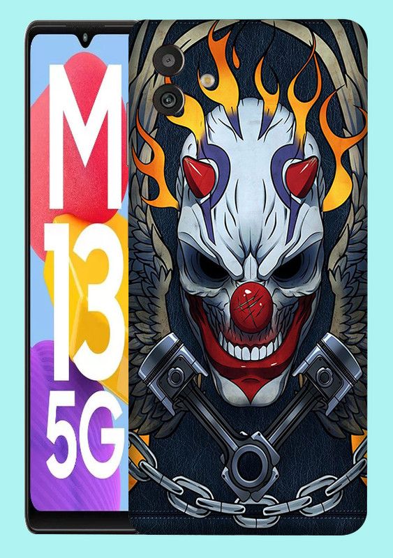 WeCre8 Skin's Samsung Galaxy M13 5G Mobile Skin  (Devil Illustrate Multicolor Mobile Skin)