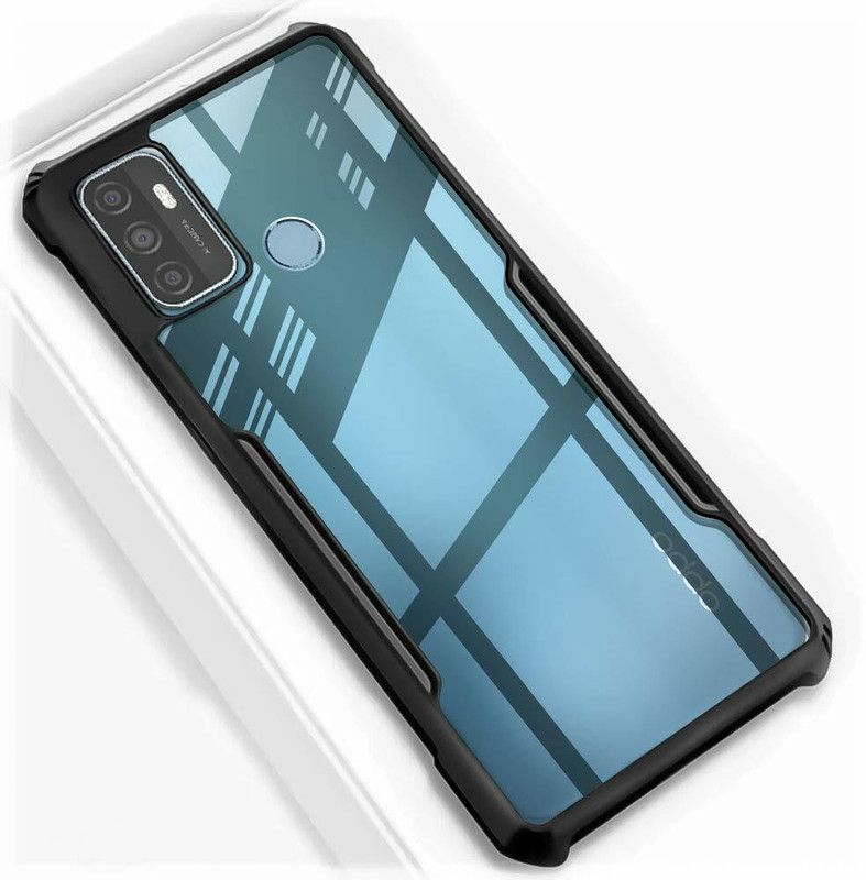 Sendrata Back Cover for Oppo A53 / Oppo A33  (Black, Pack of: 1)