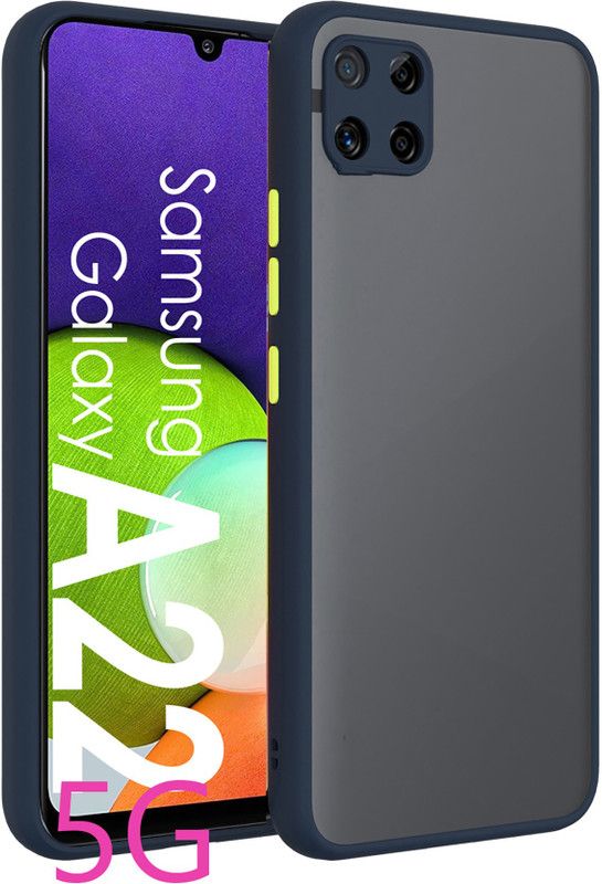Instyle Back Cover for Samsung Galaxy A22 5G  (Blue, Grip Case)