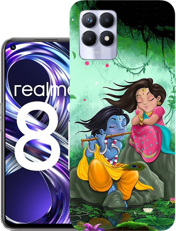 HANIRY Back Cover for Realme 8i back cover | Realme RMX3151 back cover | RMX3151 | Design_31  (Multicolor, Flexible, Silicon, Pack of: 1)