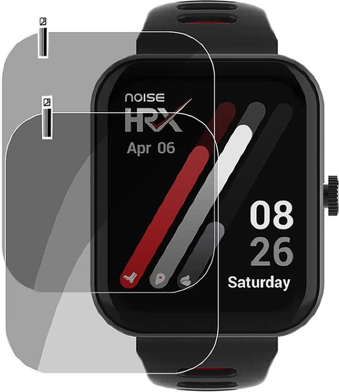 TZWE Screen Guard for Noise x fit 2 SMART WATCH SCREEN GUARD ?>??>1  (Pack of 2)