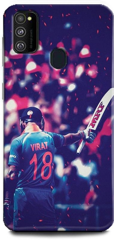 WallCraft Back Cover for Samsung Galaxy M21 VIRAT KOHLI, CRICKET, INDIA, CAPTAIN, CRICKETER, PLAYER, SPORTS  (Multicolor, Dual Protection, Pack of: 1)