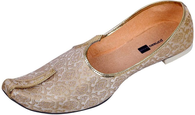 Men's Ethnic Juti Jutis For Men  (Beige)